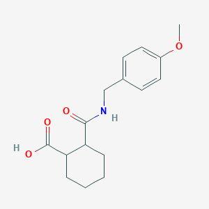 2-{[(4-methoxybenzyl)amino]carbonyl}cyclohexanecarboxylic acid