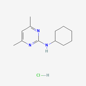 N-cyclohexyl-4,6-dimethyl-2-pyrimidinamine hydrochloride