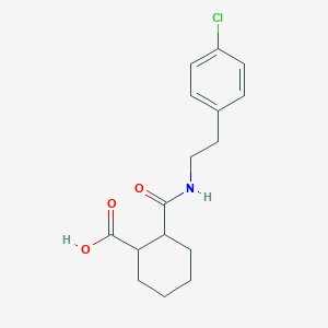 2-({[2-(4-chlorophenyl)ethyl]amino}carbonyl)cyclohexanecarboxylic acid