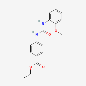 ethyl 4-({[(2-methoxyphenyl)amino]carbonyl}amino)benzoate