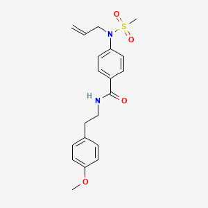 4-[allyl(methylsulfonyl)amino]-N-[2-(4-methoxyphenyl)ethyl]benzamide
