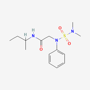 N~1~-(sec-butyl)-N~2~-[(dimethylamino)sulfonyl]-N~2~-phenylglycinamide