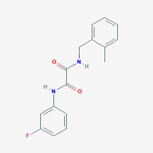 N-(3-fluorophenyl)-N'-(2-methylbenzyl)ethanediamide