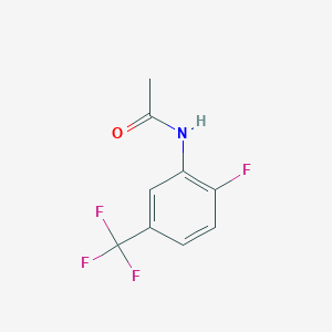 molecular formula C9H7F4NO B4172840 N-[2-fluoro-5-(trifluoromethyl)phenyl]acetamide CAS No. 349-27-9
