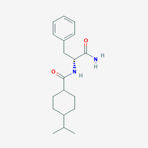 B041732 [1(R)-trans]-alpha-[[[4-(1-Methylethyl)cyclohexyl]carbonyl]amino]benzenepropanamide CAS No. 120927-39-1