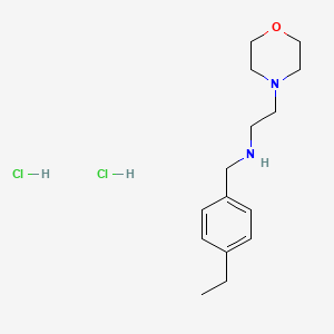 molecular formula C15H26Cl2N2O B4173247 N-(4-ethylbenzyl)-2-(4-morpholinyl)ethanamine dihydrochloride 