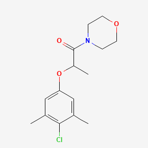 molecular formula C15H20ClNO3 B4173728 4-[2-(4-chloro-3,5-dimethylphenoxy)propanoyl]morpholine 