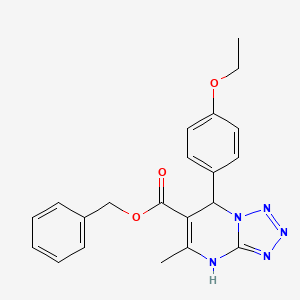 molecular formula C21H21N5O3 B4173785 benzyl 7-(4-ethoxyphenyl)-5-methyl-4,7-dihydrotetrazolo[1,5-a]pyrimidine-6-carboxylate 