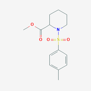 molecular formula C14H19NO4S B4173832 methyl 1-[(4-methylphenyl)sulfonyl]-2-piperidinecarboxylate 