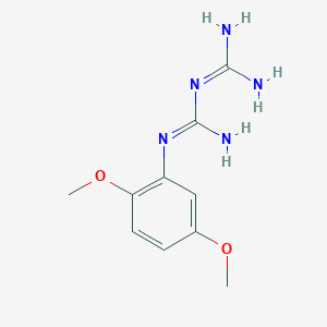 molecular formula C10H15N5O2 B4173902 N-(2,5-dimethoxyphenyl)imidodicarbonimidic diamide 