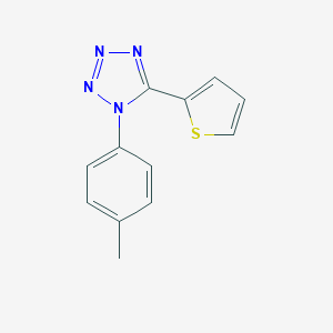 molecular formula C12H10N4S B417430 1-(4-methylphenyl)-5-thien-2-yl-1H-tetraazole 