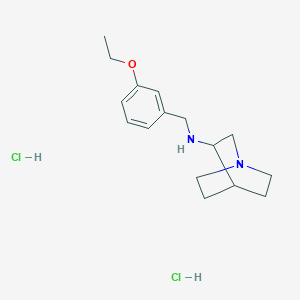 molecular formula C16H26Cl2N2O B4174359 N-(3-ethoxybenzyl)quinuclidin-3-amine dihydrochloride 