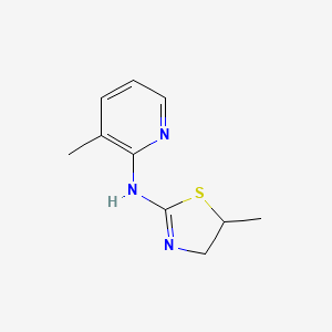 molecular formula C10H13N3S B4174406 3-methyl-N-(5-methyl-4,5-dihydro-1,3-thiazol-2-yl)-2-pyridinamine 