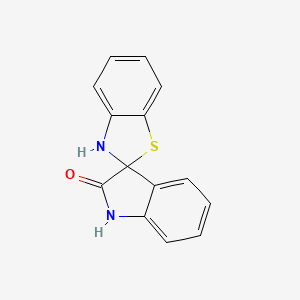molecular formula C14H10N2OS B4174422 3H-spiro[1,3-benzothiazole-2,3'-indol]-2'(1'H)-one 