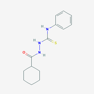 2-(cyclohexylcarbonyl)-N-phenylhydrazinecarbothioamide