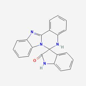 molecular formula C21H14N4O B4174902 5H-spiro[benzimidazo[1,2-c]quinazoline-6,3'-indol]-2'(1'H)-one 
