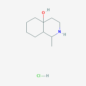 molecular formula C10H20ClNO B4175090 1-methyloctahydro-4a(2H)-isoquinolinol hydrochloride CAS No. 81562-80-3