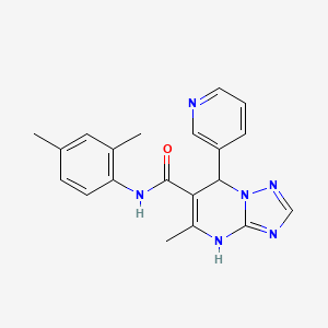 N-(2,4-dimethylphenyl)-5-methyl-7-(pyridin-3-yl)-4,7-dihydro[1,2,4]triazolo[1,5-a]pyrimidine-6-carboxamide