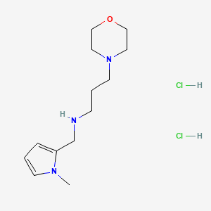 molecular formula C13H25Cl2N3O B4175274 N-[(1-methyl-1H-pyrrol-2-yl)methyl]-3-(4-morpholinyl)-1-propanamine dihydrochloride 