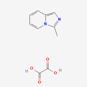 molecular formula C10H10N2O4 B4175566 3-methylimidazo[1,5-a]pyridine oxalate 