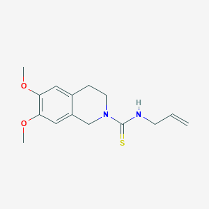 molecular formula C15H20N2O2S B4175705 N-allyl-6,7-dimethoxy-3,4-dihydro-2(1H)-isoquinolinecarbothioamide 