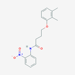 molecular formula C18H20N2O4 B4175978 4-(2,3-dimethylphenoxy)-N-(2-nitrophenyl)butanamide 