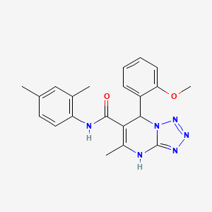 molecular formula C21H22N6O2 B4176008 N-(2,4-dimethylphenyl)-7-(2-methoxyphenyl)-5-methyl-4,7-dihydrotetrazolo[1,5-a]pyrimidine-6-carboxamide 
