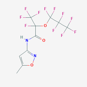 2,3,3,3-tetrafluoro-2-(heptafluoropropoxy)-N-(5-methyl-3-isoxazolyl)propanamide