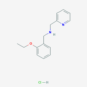 molecular formula C15H19ClN2O B4176596 (2-ethoxybenzyl)(2-pyridinylmethyl)amine hydrochloride 