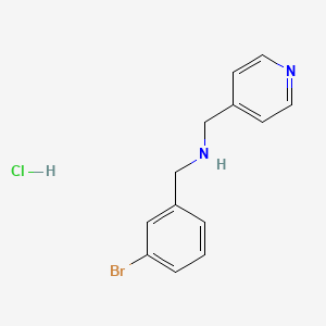 molecular formula C13H14BrClN2 B4176868 (3-bromobenzyl)(4-pyridinylmethyl)amine hydrochloride 