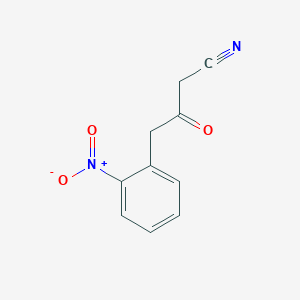 molecular formula C10H8N2O3 B4177310 4-(2-nitrophenyl)-3-oxobutanenitrile CAS No. 86671-25-2