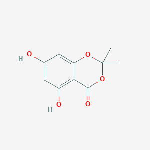 molecular formula C10H10O5 B041776 5,7-二羟基-2,2-二甲基-4H-1,3-苯并二氧杂环-4-酮 CAS No. 137571-73-4