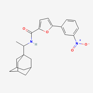 N-[1-(1-adamantyl)ethyl]-5-(3-nitrophenyl)-2-furamide