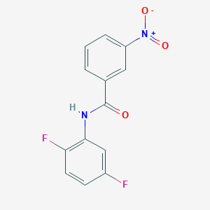 molecular formula C13H8F2N2O3 B4178657 N-(2,5-difluorophenyl)-3-nitrobenzamide 