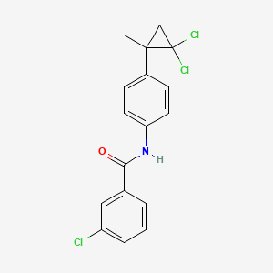 3-chloro-N-[4-(2,2-dichloro-1-methylcyclopropyl)phenyl]benzamide