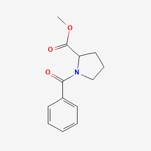 molecular formula C13H15NO3 B4178859 methyl 1-benzoylprolinate CAS No. 5493-38-9