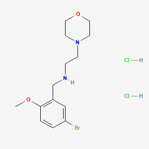 molecular formula C14H23BrCl2N2O2 B4178979 N-(5-bromo-2-methoxybenzyl)-2-(4-morpholinyl)ethanamine dihydrochloride 