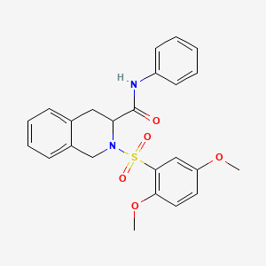 2-[(2,5-dimethoxyphenyl)sulfonyl]-N-phenyl-1,2,3,4-tetrahydro-3-isoquinolinecarboxamide
