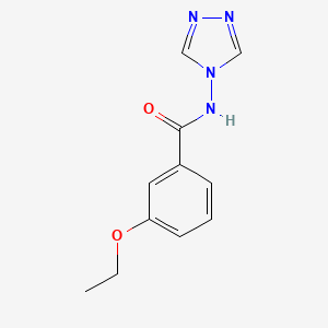 molecular formula C11H12N4O2 B4179341 3-ethoxy-N-4H-1,2,4-triazol-4-ylbenzamide 