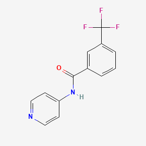 molecular formula C13H9F3N2O B4179388 N-4-pyridinyl-3-(trifluoromethyl)benzamide 