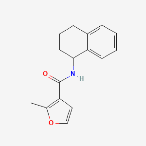 molecular formula C16H17NO2 B4179494 2-methyl-N-(1,2,3,4-tetrahydro-1-naphthalenyl)-3-furamide 