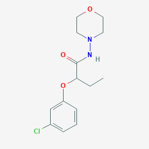 molecular formula C14H19ClN2O3 B4179869 2-(3-chlorophenoxy)-N-4-morpholinylbutanamide 