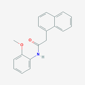 molecular formula C19H17NO2 B417987 N-(2-Methoxy-phenyl)-2-naphthalen-1-yl-acetamide 