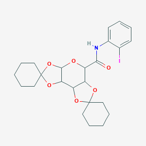N'-(2-iodophenyl)-5',5'a,8'a,8'b-tetrahydro-dispiro(cylohexane-1,2'-3aH-di[1,3]dioxolo[4,5-b:4,5-d]pyran-7',1''-cyclohexane)-5'-carboxamide