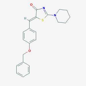 5-[4-(benzyloxy)benzylidene]-2-(1-piperidinyl)-1,3-thiazol-4(5H)-one