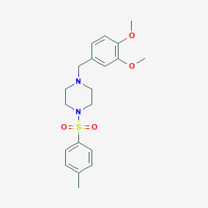 1-(3,4-Dimethoxybenzyl)-4-[(4-methylphenyl)sulfonyl]piperazine