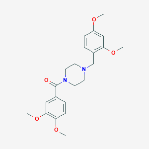 1-(3,4-Dimethoxybenzoyl)-4-(2,4-dimethoxybenzyl)piperazine