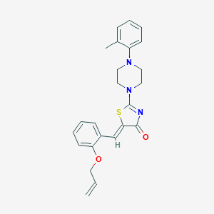 5-[2-(allyloxy)benzylidene]-2-[4-(2-methylphenyl)-1-piperazinyl]-1,3-thiazol-4(5H)-one