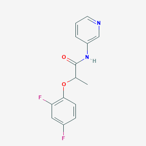 2-(2,4-difluorophenoxy)-N-3-pyridinylpropanamide