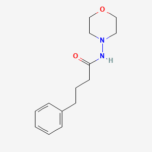 molecular formula C14H20N2O2 B4180114 N-4-morpholinyl-4-phenylbutanamide 